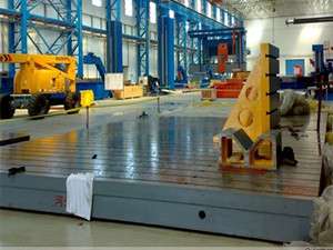 大型鑄鐵Ｔ型槽拼接平臺(tái)